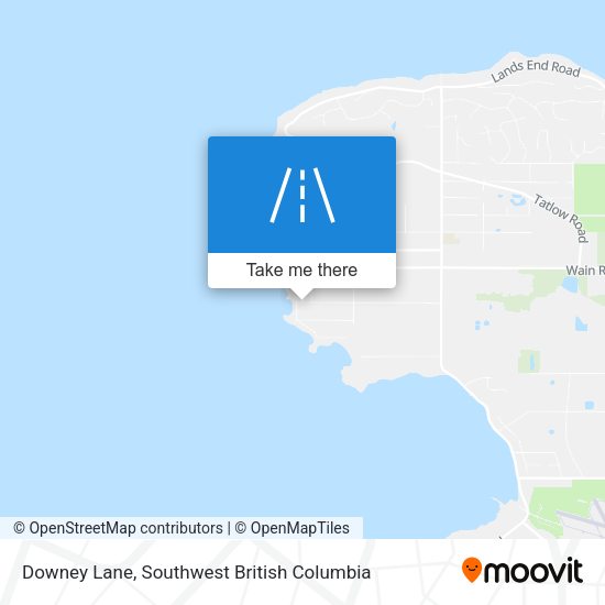 Downey Lane map