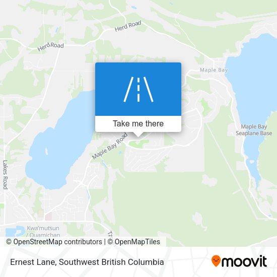 Ernest Lane map