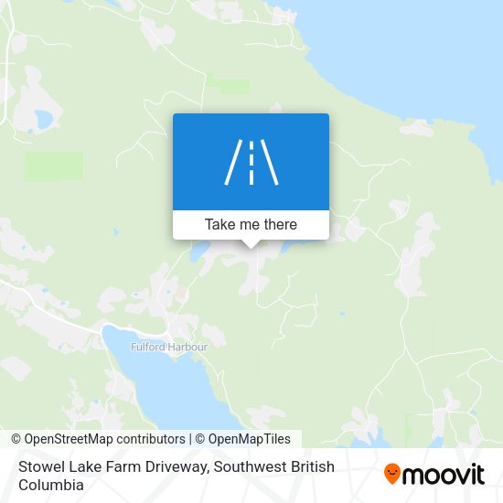 Stowel Lake Farm Driveway map
