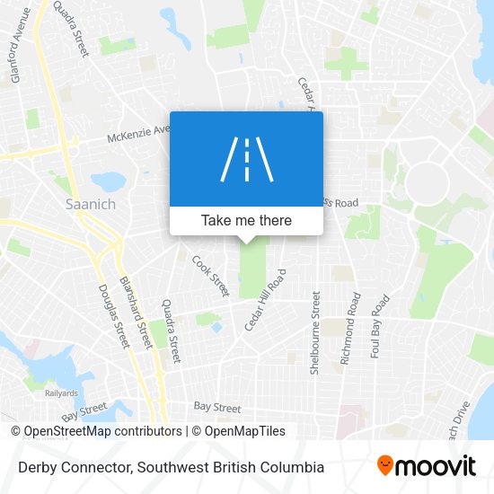 Derby Connector map