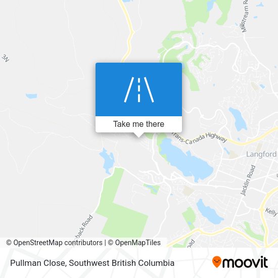Pullman Close map