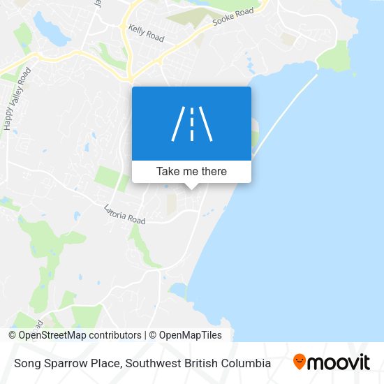 Song Sparrow Place map