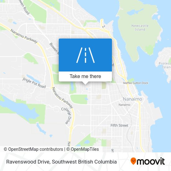 Ravenswood Drive map
