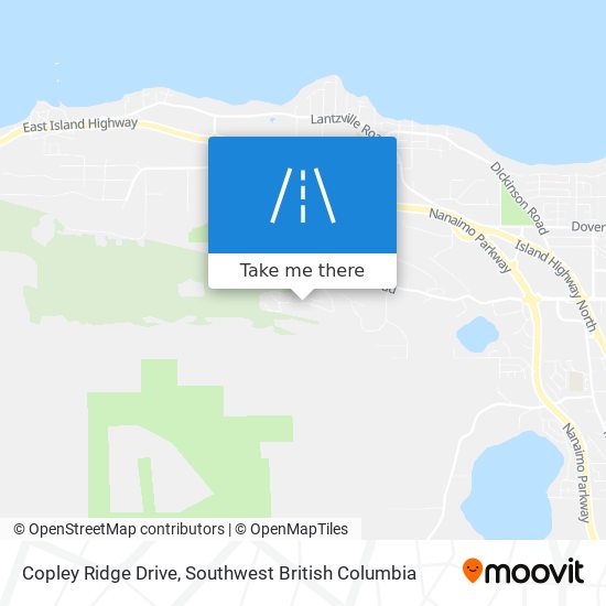 Copley Ridge Drive map