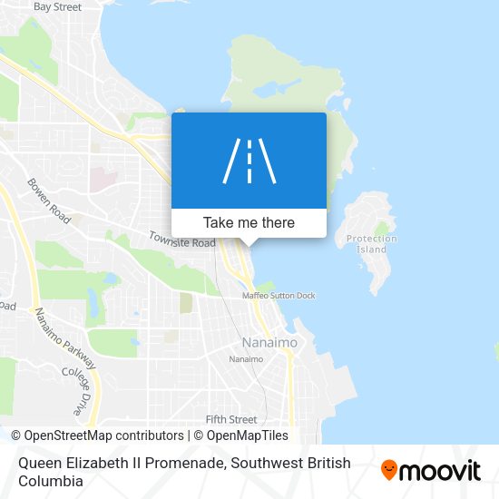 Queen Elizabeth II Promenade map