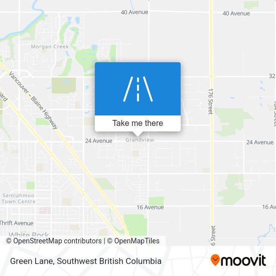 Green Lane map