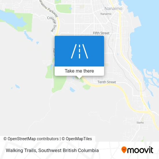 Walking Trails map