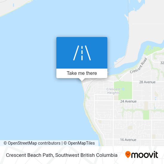 Crescent Beach Path plan