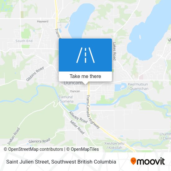 Saint Julien Street map