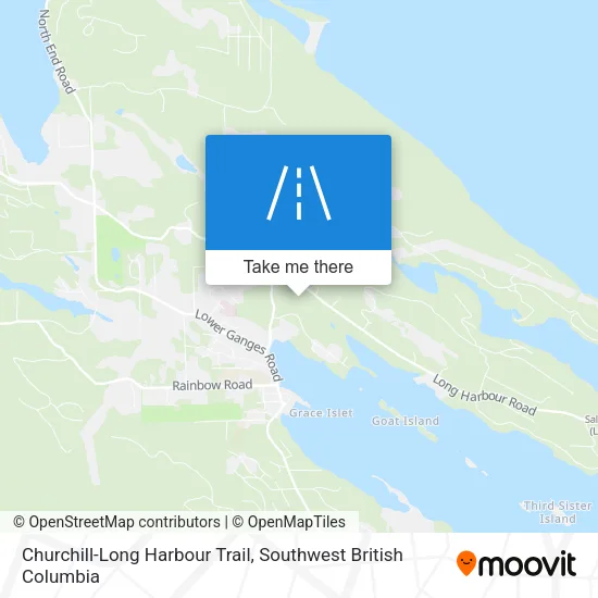 Churchill-Long Harbour Trail map