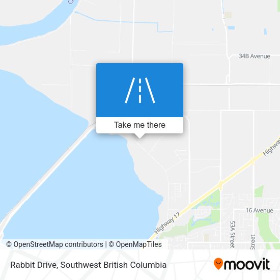 Rabbit Drive map