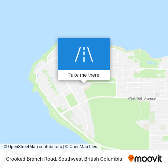 Crooked Branch Road map