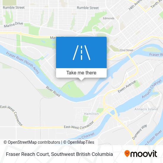 Fraser Reach Court map
