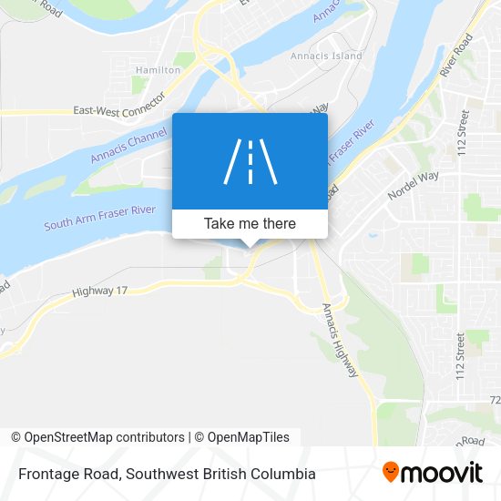 Frontage Road map