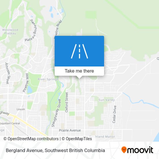 Bergland Avenue map