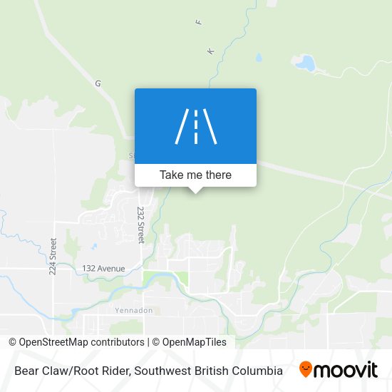 Bear Claw/Root Rider map