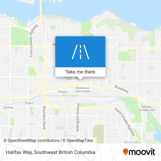 Halifax Way map