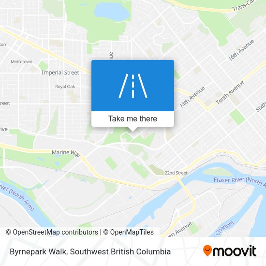 Byrnepark Walk map