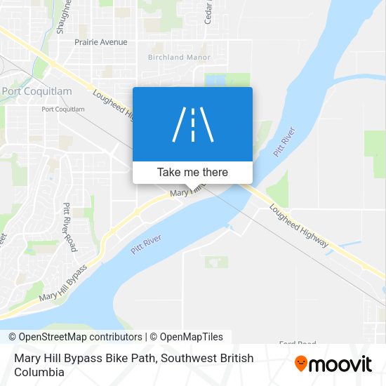 Mary Hill Bypass Bike Path plan