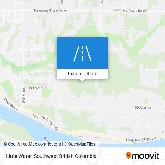 Little Water map