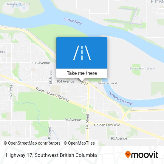 Highway 17 map