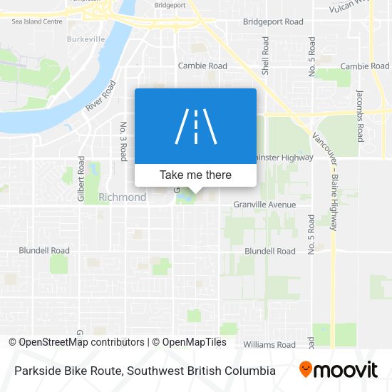 Parkside Bike Route plan