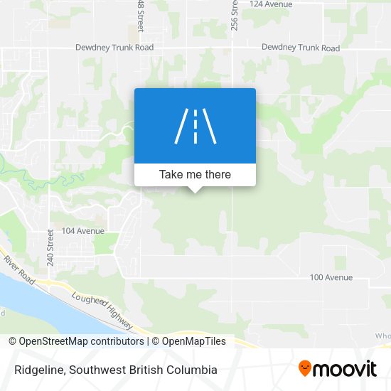 Ridgeline map