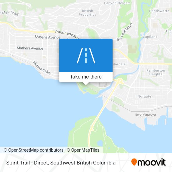 Spirit Trail - Direct map