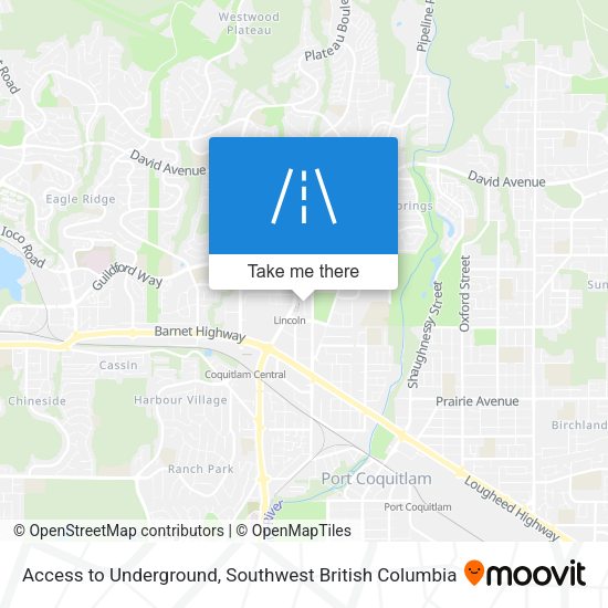Access to Underground map
