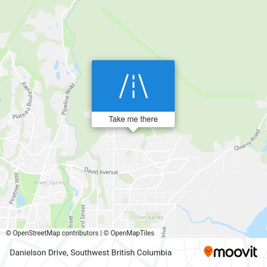 Danielson Drive map