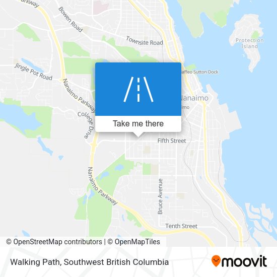 Walking Path map