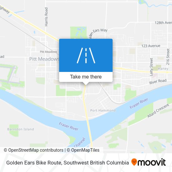 Golden Ears Bike Route plan
