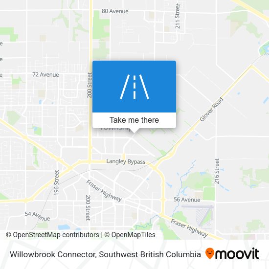 Willowbrook Connector map