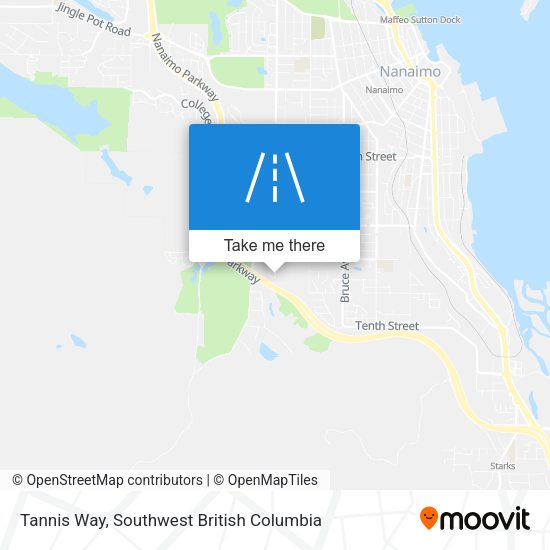 Tannis Way map