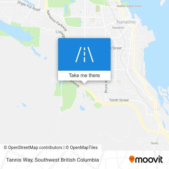 Tannis Way map