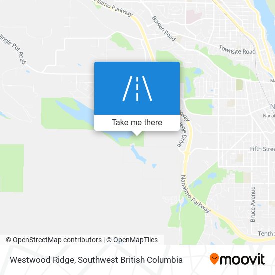 Westwood Ridge map