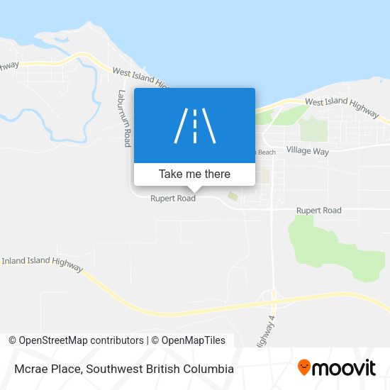 Mcrae Place map