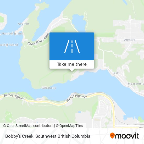 Bobby's Creek map