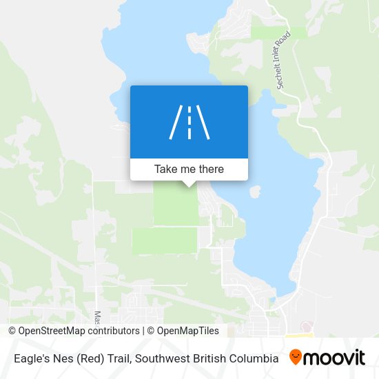 Eagle's Nes (Red) Trail plan