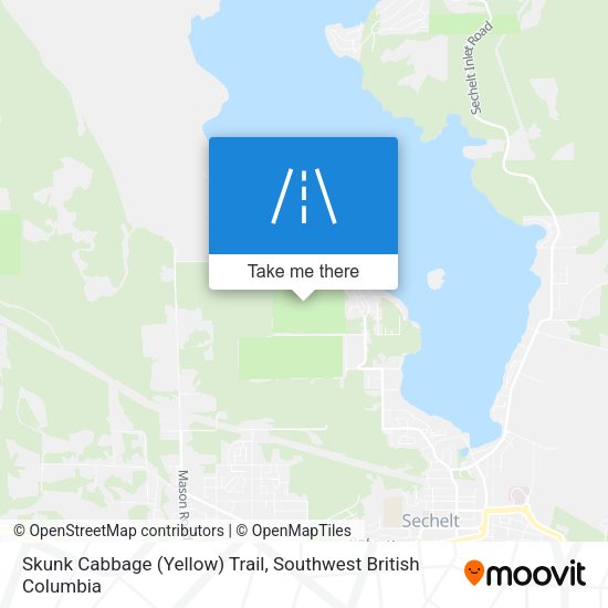 Skunk Cabbage (Yellow) Trail map