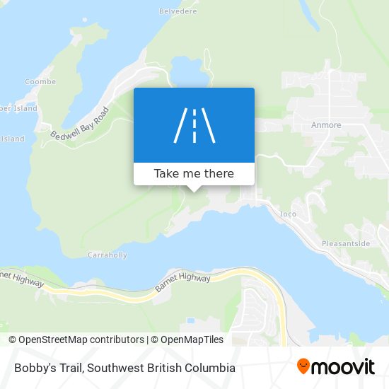 Bobby's Trail map