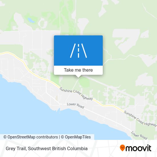 Grey Trail map