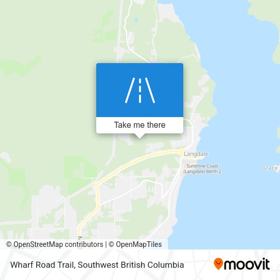 Wharf Road Trail map