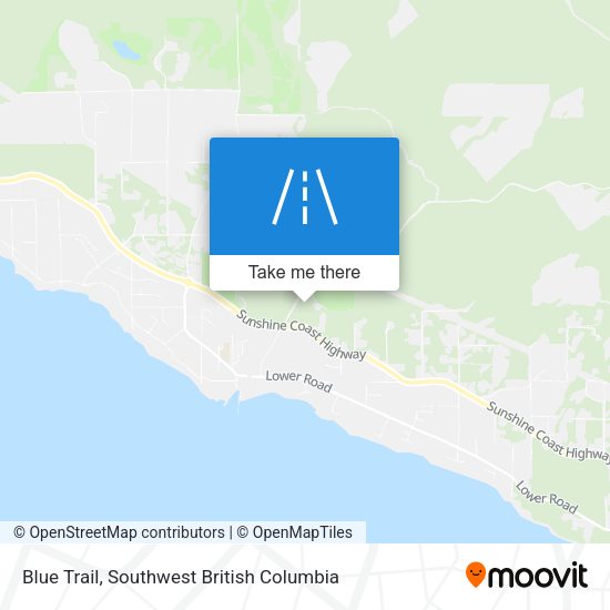 Blue Trail map