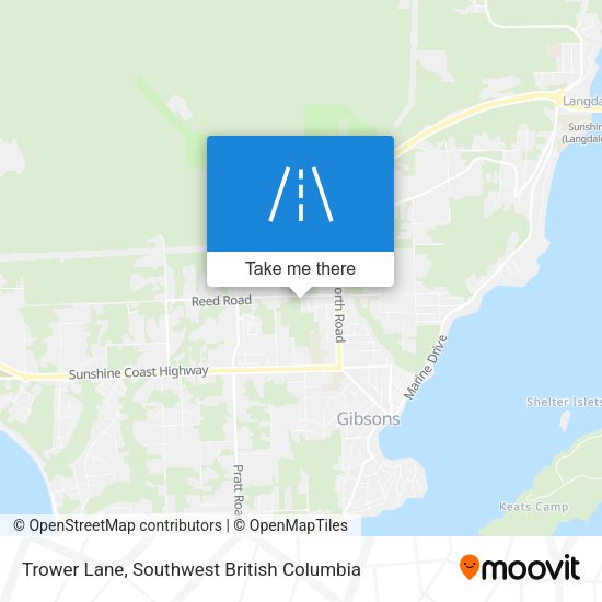Trower Lane map