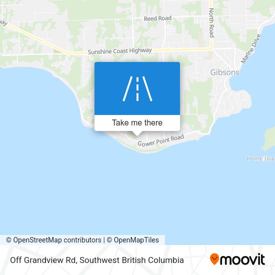 Off Grandview Rd map