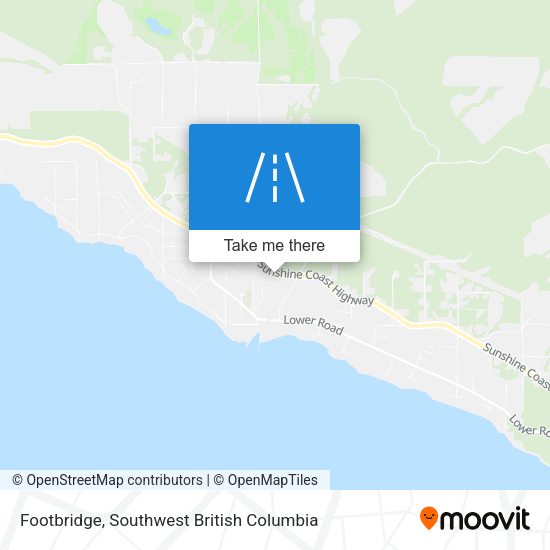 Footbridge map