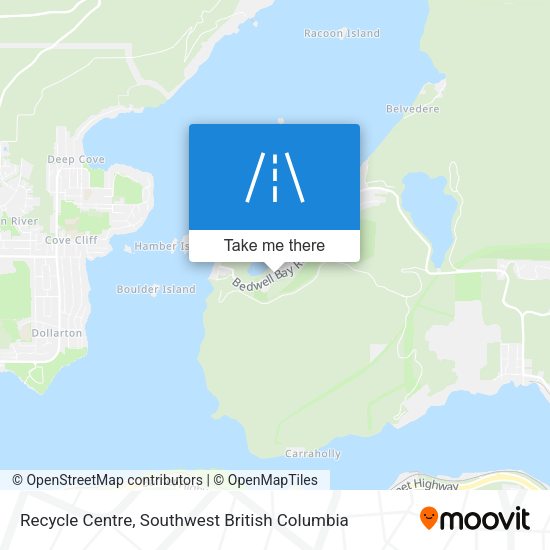 Recycle Centre map
