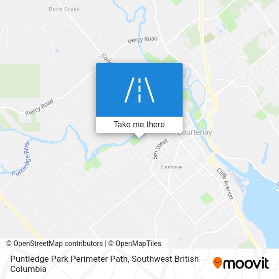 Puntledge Park Perimeter Path map