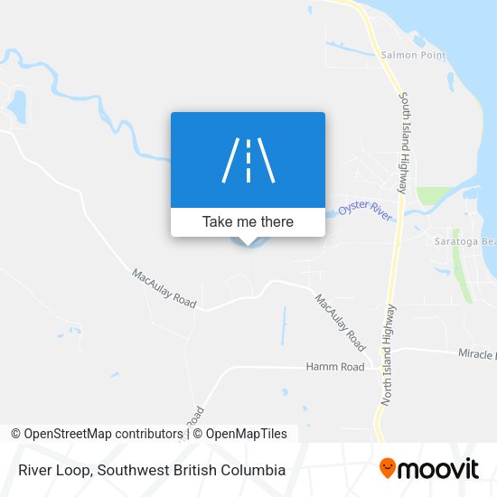 River Loop map